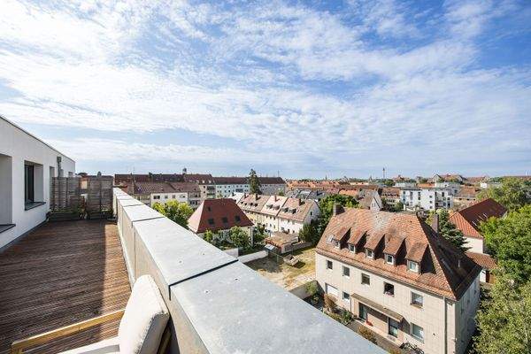 Blick von der Süd-West-Terrasse