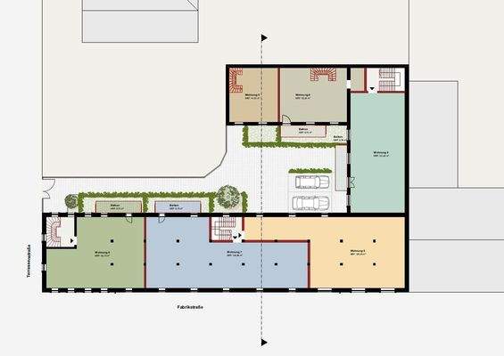 Planung 1 Obergeschoss