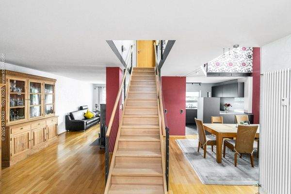 Treppe Obergeschoss zum Dachgeschoss