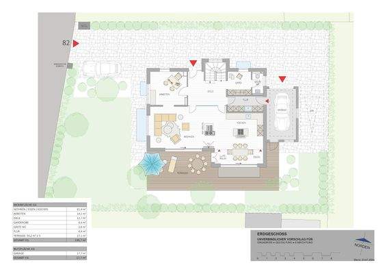 Grundriss - ERDGESCHOSS -