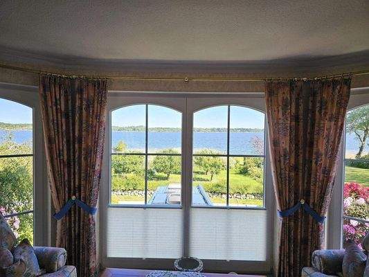 Blick vom Wohnzimmer