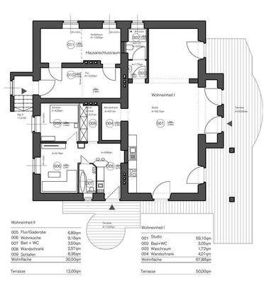 Grundrissskizze Souterrain