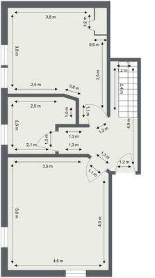 Grundriss - 2. Obergeschoss links