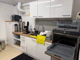 Küche teils Gewerbe