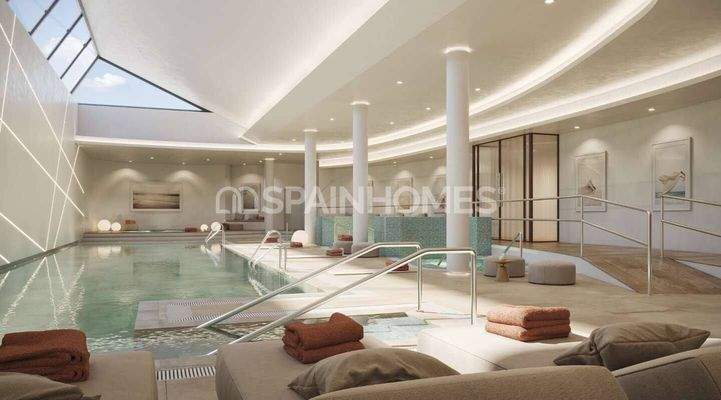 Estepona Apartments in a Residential Complex with Cinema Area