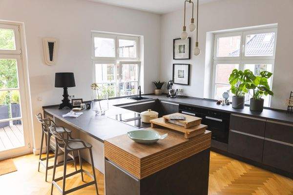 Küche im Obergeschoss