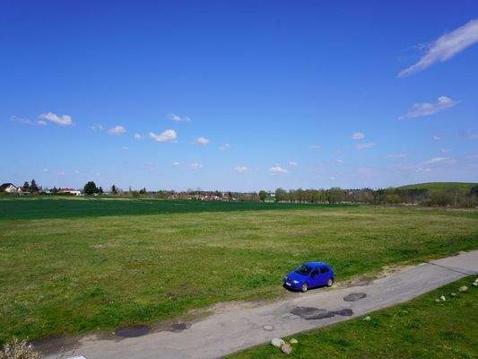 Balkonausblick Wohnzimmer