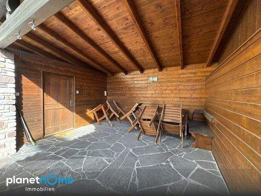 Ueberdachte Terrasse