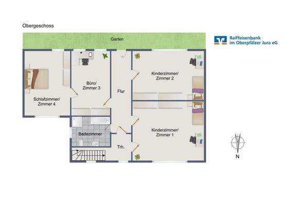 Grundriss Obergeschoss