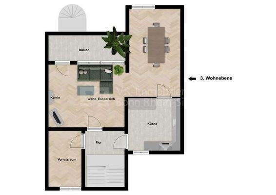 3619 Grundrisse 3. Wohnebene