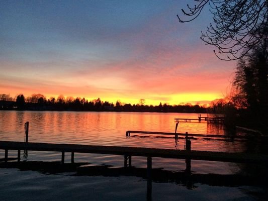 Abendstimmung am See