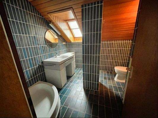 Badezimmer Dachgeschoss
