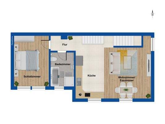 Grundriss Obergeschoss