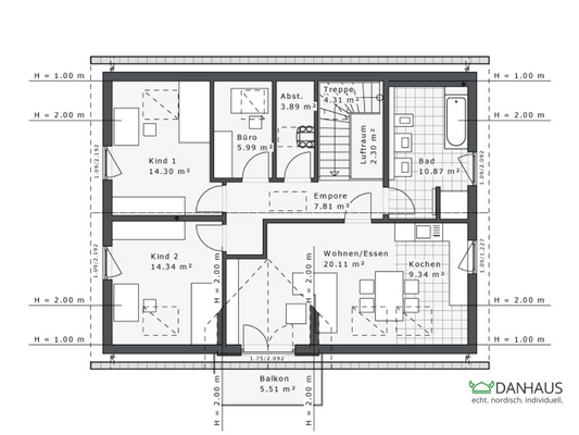 Grundriss DG