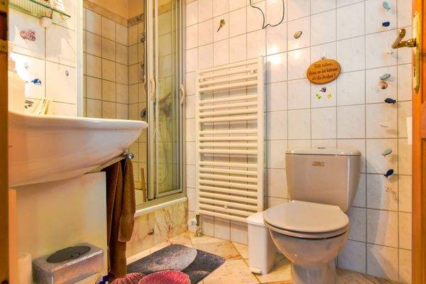 Gäste-WC mit Dusche