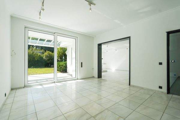 Blick aus dem Esszimmer