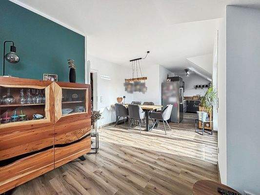 Blick zum Essbereich