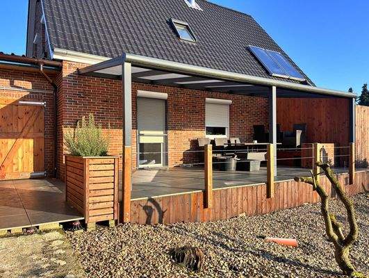 Blick auf die Terrasse