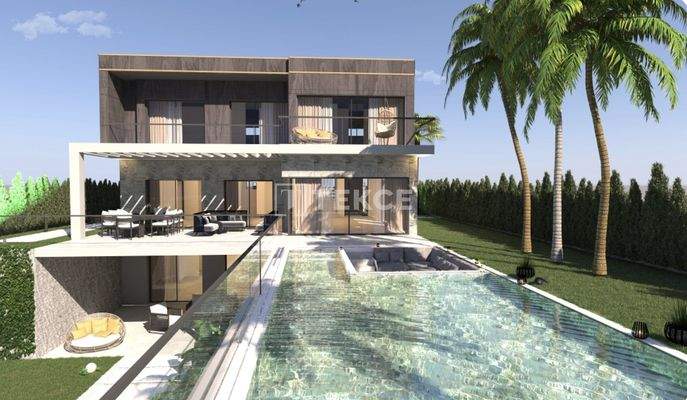 Detached Villas with Unobstructed Sea Views in Aydın Kuşadası