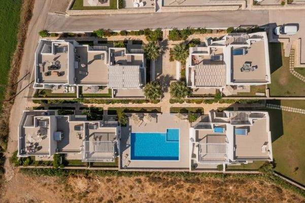 Kreta, Asprouliani: Schönes Haus in toller Anlage mit Meerblick zu verkaufen
