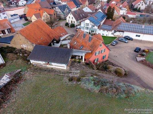 Blick über das Haus