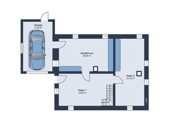 Grundriss Kellergeschoss