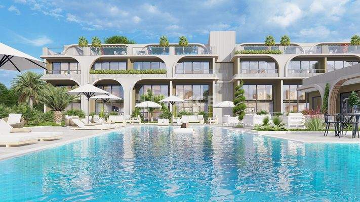 Apartments with Communal Swimming Pool in Bahçeli Girne