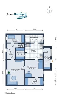 Grundriss EG rechts