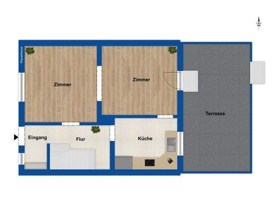 Grundriss - Erdgeschoss