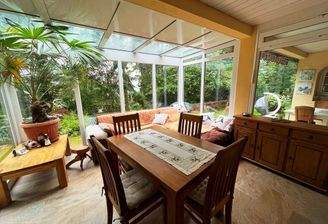Esszimmer mit Wintergarten