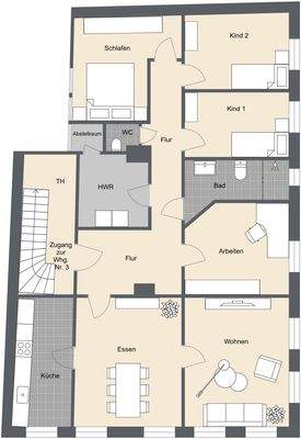 Grundriss 2. Obergeschoss