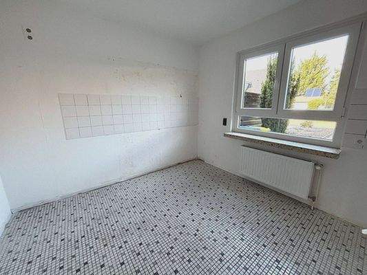 Küche mit neuem Fenster