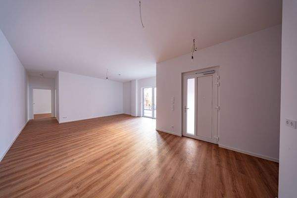 Offener Wohn- und Küchenbereich