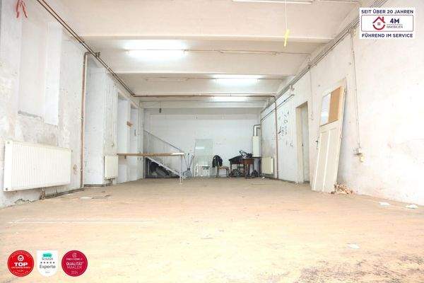 Durchsicht vom hinteren Rand nach vorne