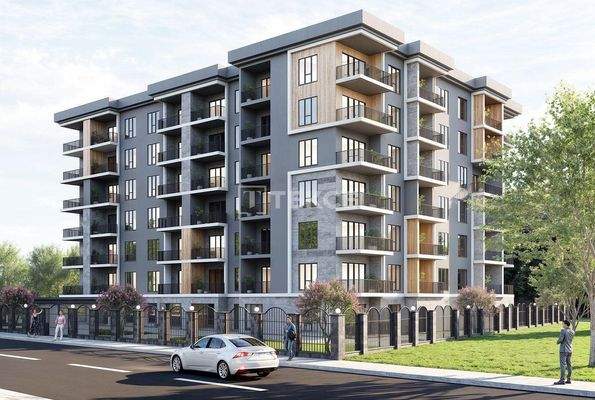Apartments for Sale in a Complex with Pool in Trabzon Akyazı