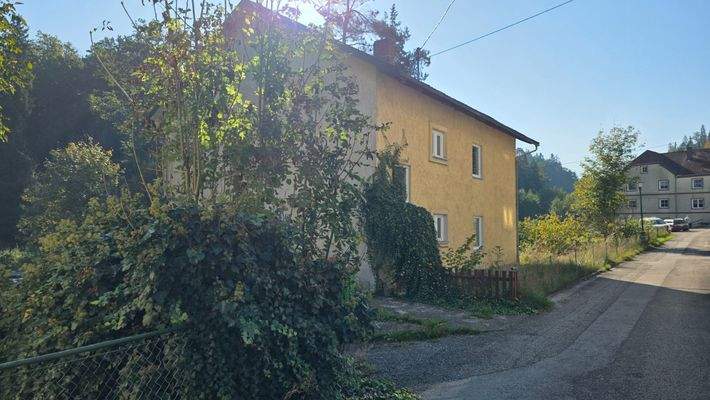 Rückseite des Hauses