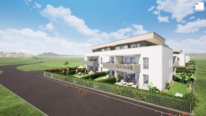 Wohnbauprojekt "Wohnen auf der Sonnenwiese" - Außenansicht