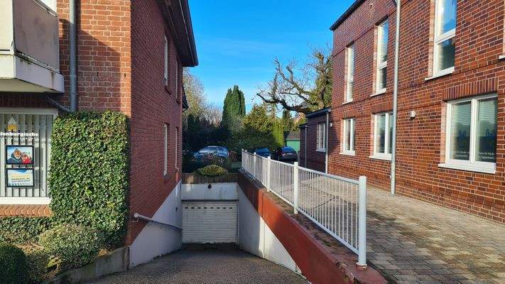 Zufahrt zur Tiefgarage 