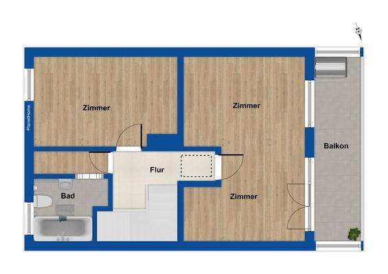 Grundriss - Obergeschoss