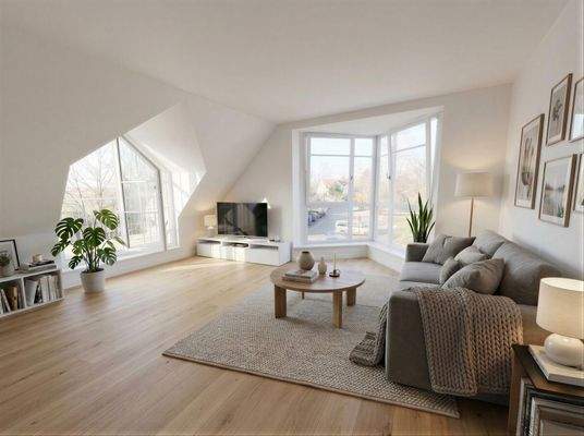 Wohnzimmer (KI-unterstützt)