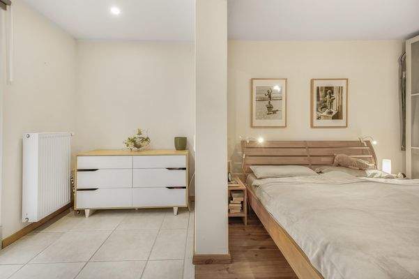 Schlafbereich im Souterrain