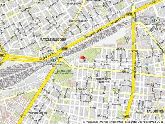 Geolyzer Kartenausschnitt