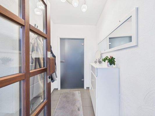 Windfang und Garderobe 