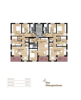 Grundriss Obergeschoss