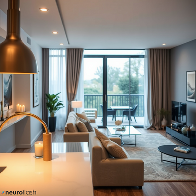 Eine offene Wohnküche als Herzstück der ETW