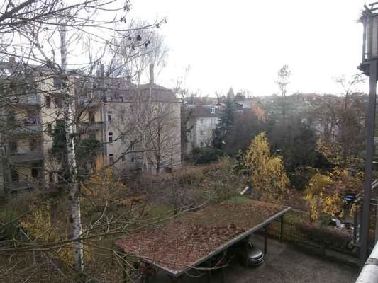 Ausblick vom Balkon