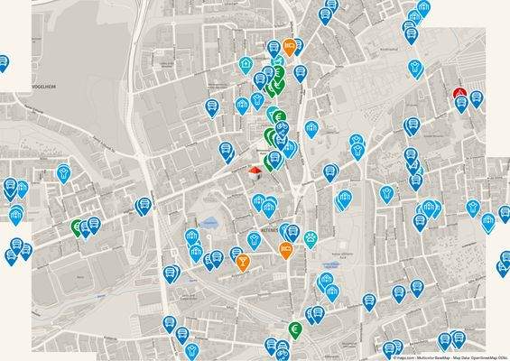 Geolyzer Kartenausschnitt