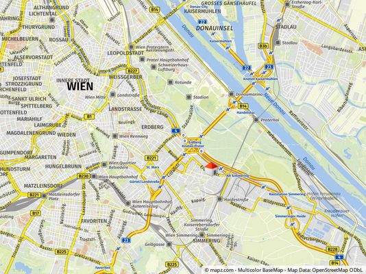 Geolyzer Kartenausschnitt