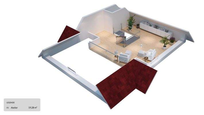 Wohnung 9 - Atelier