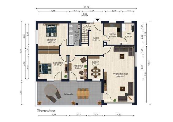 Grundrisse Obergeschoss